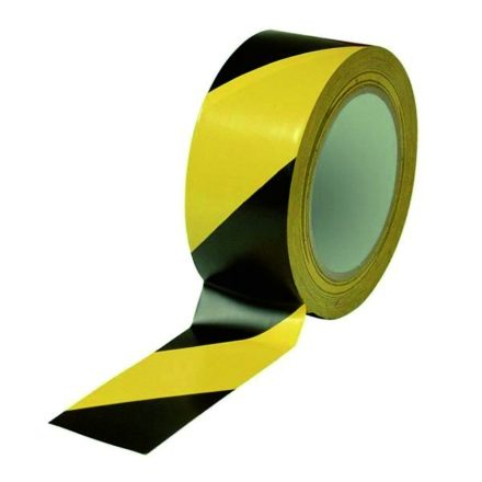 Bodenmarkierungsbänder Gelb-Schwarz 50mm x 33m